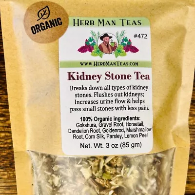 KIDNEY STONE TEA - Designed To Slowly Dissolve Kidney Stones& Improve Urine Flow • $17.50