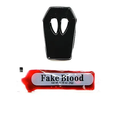 Vampire Teeth & Fake Blood Halloween Fancy Dress Costume Accessory • £2.99