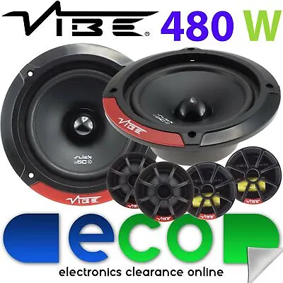 BMW Mini Cooper S R53 Vibe 5.25  13cm 480 Watts Front Door Car Speaker Kit • £94.99