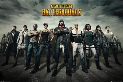 Poster PUBG Group PlayerUnknown's Battlegrounds XBox One Playstation 4 • $6.95