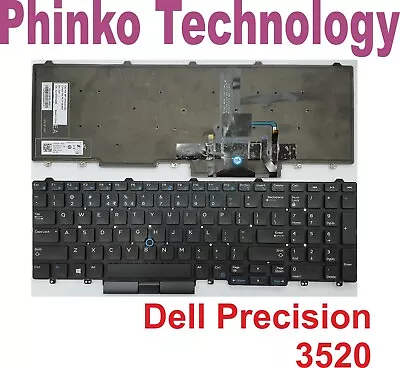 NEW Replacement Keyboard For Dell Precision 3520 3530 7520 7720 Backlit • $71.50