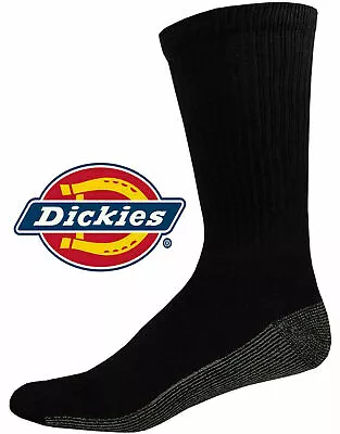 12x Pairs DICKIES Mens Industrial Crew Boot Work Socks Heavy Duty Sport 6-11 Lot • £5.95