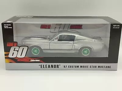 Greenlight 1967 Custom Mustang Eleanor 1/24 18220 Chase Car Green Wheels • $46.04