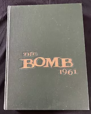 1961 Iowa State College The Bomb University Yearbook Vol. 68 Cyclones | FREE S&H • $30