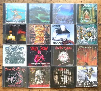 200+ CDs - Make Your Own Bundle: AC/DC Iggy Pop Mötley Crüe Sacred Reich & • $29.90