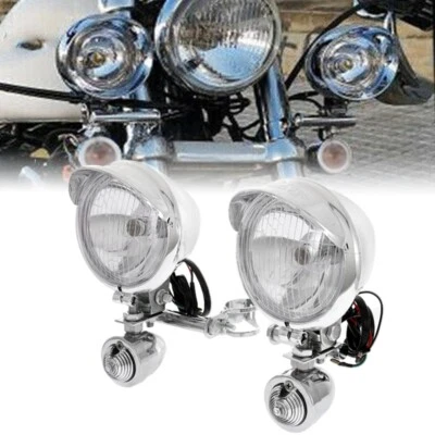 $65.99 • Buy Passing Turn Signal Spot Light Bar For Yamaha V Star 650 950 1100 Custom Classic