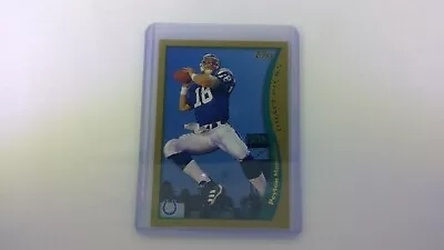 Peyton Manning 1998 Topps Draft Picks Rookie Card #360 Colts True Base Rookie • $49.99