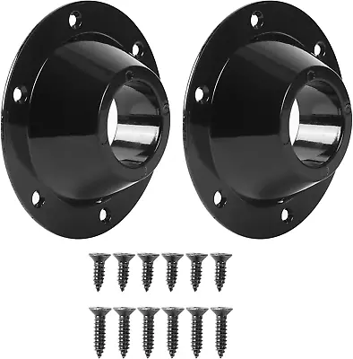 (2-Pack Black RV Table Base (Standard Size) Aluminum Pedestal Table Base Flange • $23.32