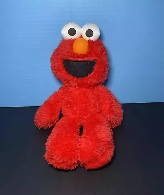 Sesame Street Elmo Plush 12  GUND Take Along Buddy Soft Stuffed Red Toy Lovey • $6.99
