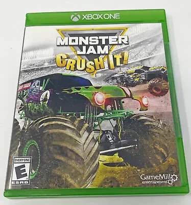 Monster Jam: Crush It! - (Xbox One 2016) New Missing Clear Plastic • $24.95