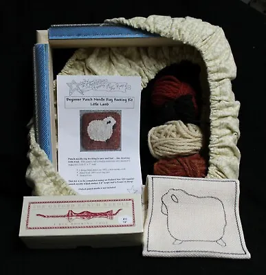 Oxford Punch Needle Starter Rug Hooking Kit ( Little Lamb)   • $175