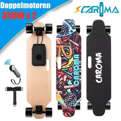 CAROMA Electric Skateboard 350W 700W Longboard 900W Dual Motor With Remote • $116.99