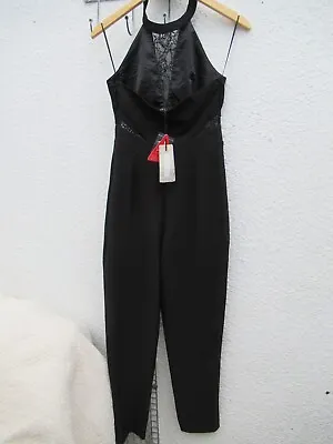 Michelle Keegan Lipsy Black Jumpsuit Size 10 BNWT • £12