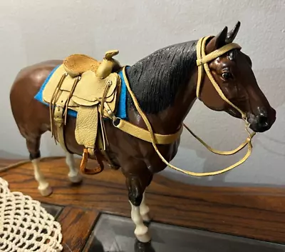 Traditional Breyer Size Western  Saddle Set.for Model Horse Peter Stone tack • $89