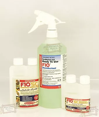 F10 Disinfectant SAFE All Puppy Whelping Dog Reptile Parrot Avian Veterinary • £14.45