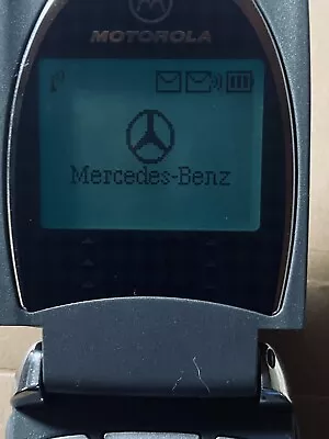 Rare Mercedes-Benz Motorola VINTAGE Cell Phone 60C Battery Is Charging CDMA • $290