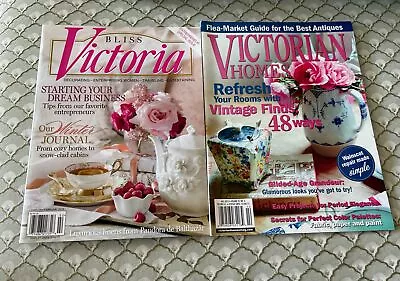 Victoria Bliss Magazine 2015 Winter Journal~  Victorian Homes 2013 Vintage Finds • $10.95