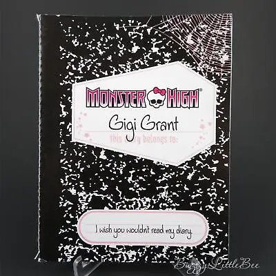 Monster High Diary Book Booklet 2013 Gigi Grant • $6.99