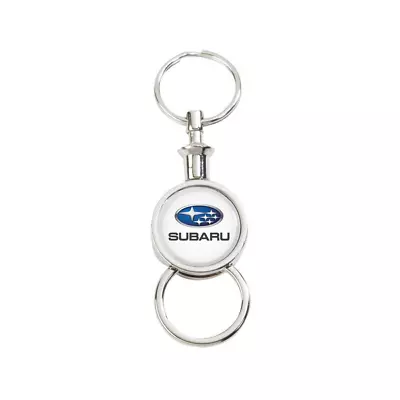 Subaru Logo Separating Valet Keyring KeyChain Outback Forester Wrx Crosstrek Sti • $14.88