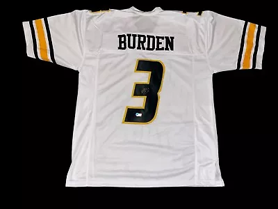 Luther Burden Iii Missouri Tigers White Jersey Wide Receiver Mizzou Jsa 2 • $149.99