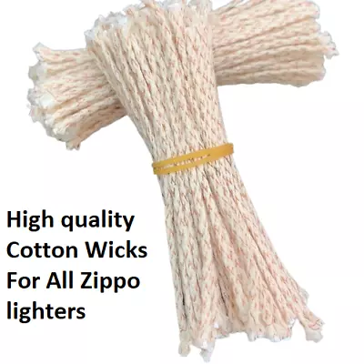 For Zippo Lighters 30pcs Copper Wire Cotton Core Wicks Good Quality • $2.89