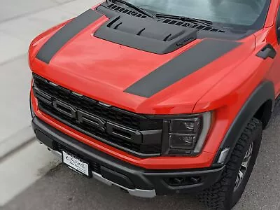 New 2021-2023 Ford Raptor Dual Hood Graphics Vinyl Stripes Decals Raptor F150 • $99.99