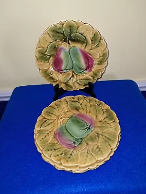 Sarreguemines Majolica Set Of 4 French Plates • $9.95