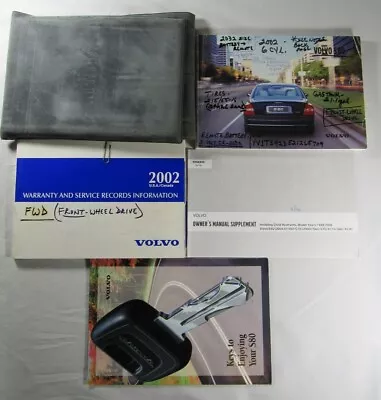 2002 Volvo S80 Owners Manual Book • $10