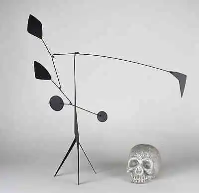 Stabile Standing Mobile Black  Art Modern Scuplture Mid Century Design Kinetic • $160