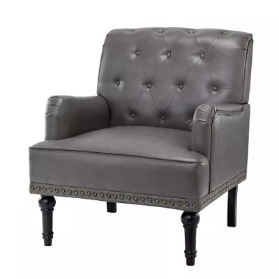 Armchair Living Room Lounge Chair Modern Style Gray • $177