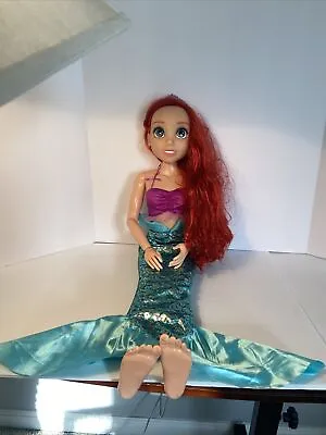 Disney Princess Little Mermaid Ariel Play Date My Size 32” Tall Doll Jakks • $49.99