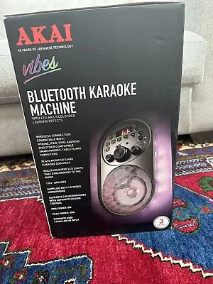 £55 • Buy Karaoke Machine - Akai A58103 Vibes CDG/Bluetooth