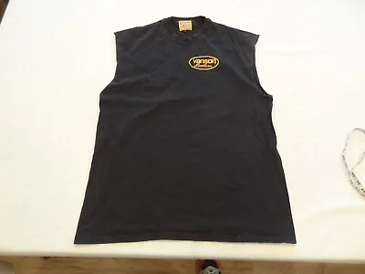 Vanson Leathers Cut Off Men’s XL Shirt Made In USA Black • $15