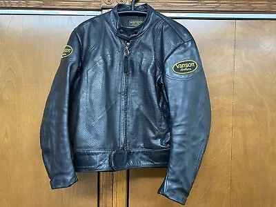 Vintage Vanson Leather Sport Rider Motorcycle Jacket (K1) • $225