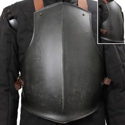 Epic Dark Steel Breastplate Body Armour - Brilliant LARP Or Re-enactment Costume • £114