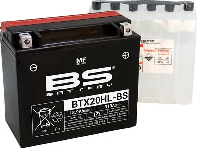 BS Battery Maintenance Free Battery BTX20HL-BS #300614 Victory/Buell • $71.37