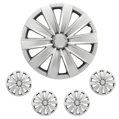 15  SET (4 Pcs) Hubcap Snap On Full Wheel Rim Cover For Volvo R15 Tire Grey • $89.90
