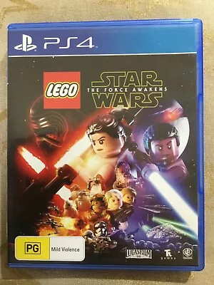 PS4 Playstation 4 - LEGO Star Wars The Force Awakens -Very Good Cond - FREE POST • $13.99