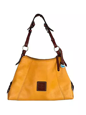 Dooney  & Burke Mustard Pebble Shoulder Bag • $59