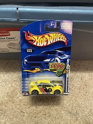 Hot Wheels Volkswagen New Beetle Cup 33/42 Collector No. 045 2002 Yellow • $4