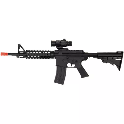 250 FPS AIRSOFT ELECTRIC FULL AUTO AEG RIFLE GUN W/ SCOPE 6mm BB BBs • $66.95