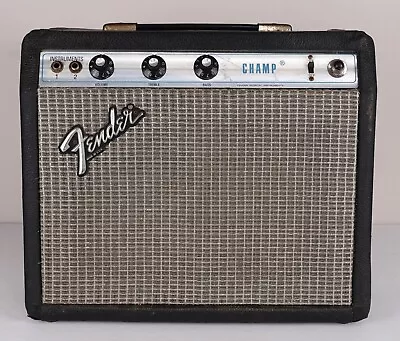 1979 Fender Champ Tube Amplifier Amp Vintage American USA • $599.99