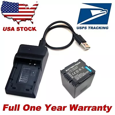 Battery / USB Charger For CGA-DU21 PANASONIC NV-GS508 NV-MX500A PV-GS19 PV-GS29 • $14.88