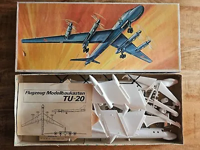 Vintage Plasticart Tupolev TU-20 Soviet Bomber Plastic Model Kit • $44.99