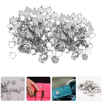 100pcs Metal Rivets Round Spike Studs Mini Claw Diy Rivets Studs For Clothes • $8.73