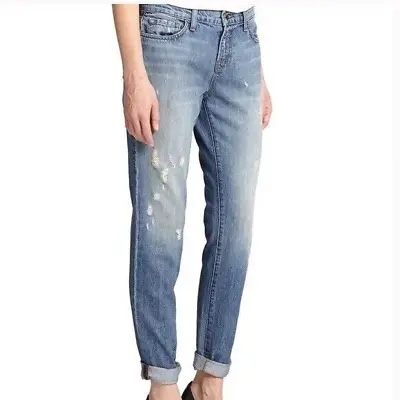 J Brand Jake Distressed Boyfriend Jeans Broken Size 25 • $31.49