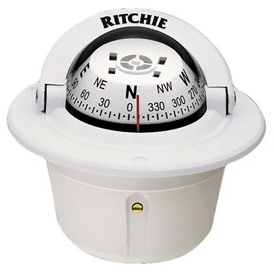 Ritchie Compass Flush Mount 2.75  Dial White F-50W • $93.56