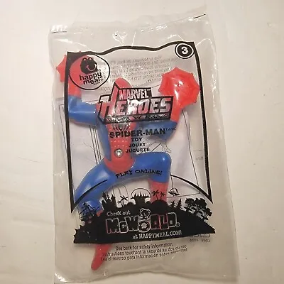 Marvel Heroes Spiderman #3 McDonald's Happy Meal Toy 2010 Spider-Man Figure • $7.99