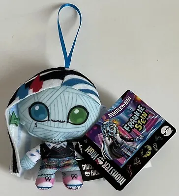 Monster High Frankie Stein  4  Plush Doll Toy New 2022 Mattel Stocking Stuffer • $8.99