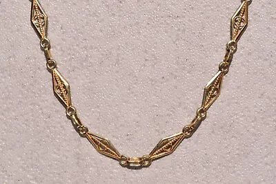 Vintage Italian Made Yellow Gold Ankle Bracelet • $450